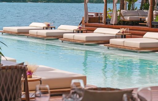 Yona Beach lounge and pool area