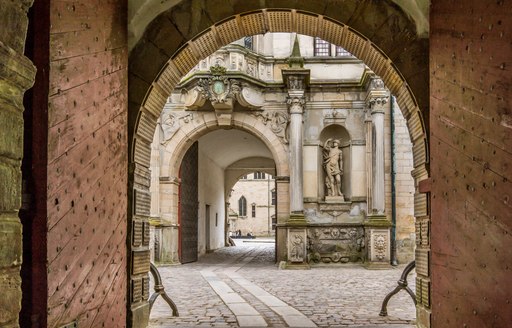 World-famous Kronborg Castle in Helsingor, Denmark