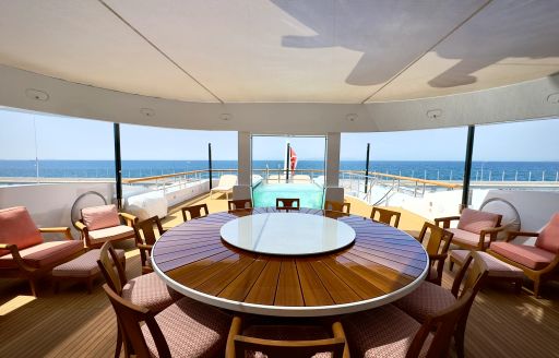 Exteriors onboard charter yacht SEAKID II