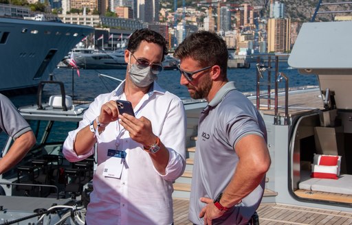 YCF chats to an MY BOLD crew member at the MYS 2021 