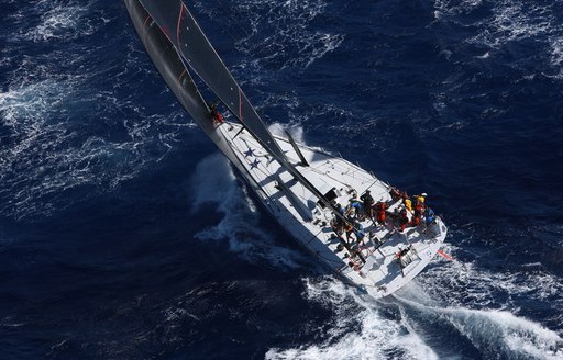 sailing yacht WIZARD in action at the RORC Caribbean 600