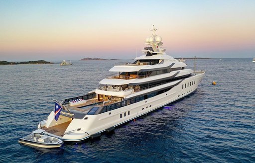 Superyacht MADSUMMER at anchor