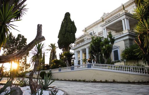 The Achilleion Palace Corfu exterior