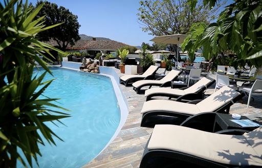 U Santa Marina Porto-Vecchio pool area