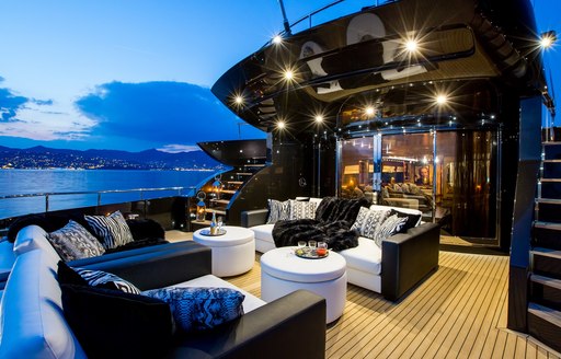 The aft deck of superyacht ABILITY