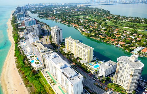 Aerial view of Miami