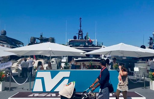 Show-goers tour the yachts at Cannes YAchting Festival 2019