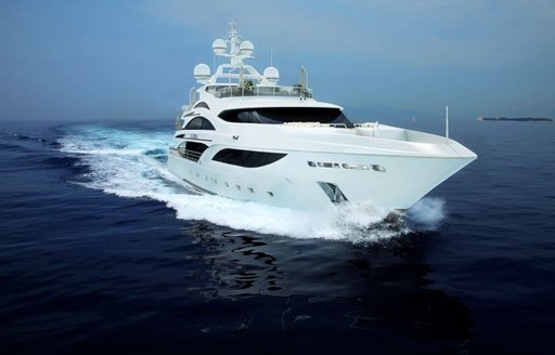 Superyacht Illusion I underway