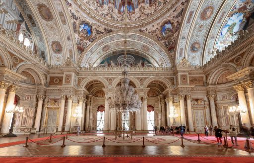 Dolmabahçe Palace Istanbul interior hall