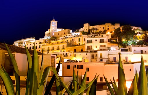 Hilltop village in the Balearic islands, Spain