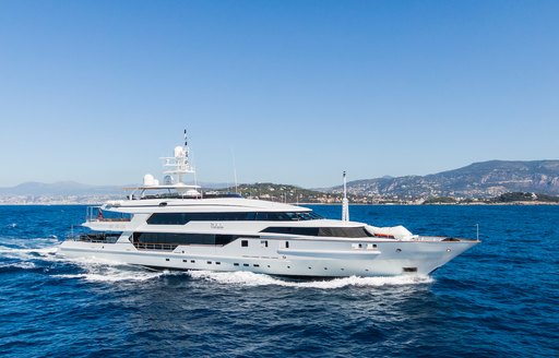 Charter yacht SHALAWATY at sea