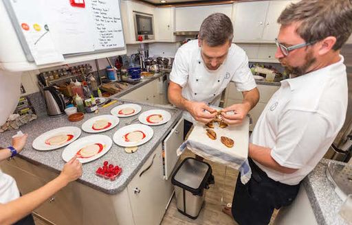 Chefs' Competition at MYBA Charter Show in Barcelona