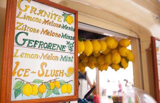 Lemon stand on the Amalfi Coast