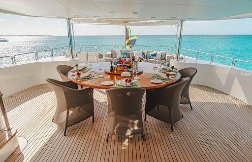 Yacht Heaven Can wait al-fresco dining area