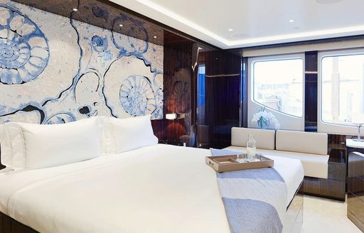 superyacht soaring guest cabin