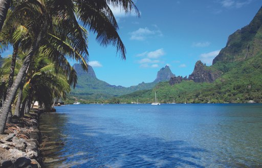 The waters of Tahiti 