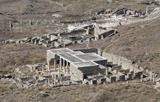 Mykonos - Delos House of the Masks ruins 