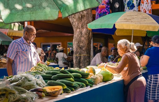 Maldives fruit market