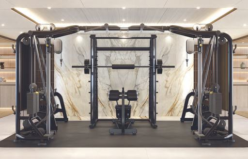 Superyacht charter NIXIE gym