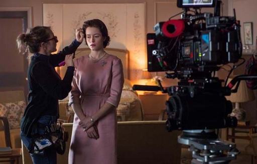 Netflix The Crown filming onboard a replica of the Royal Yacht Britannia