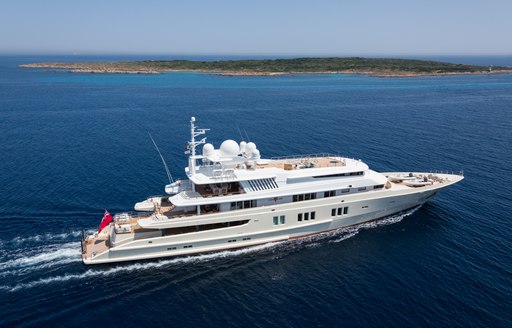 luxury yacht Coral Ocean appears at the Antigua Charter Yacht Show 2016