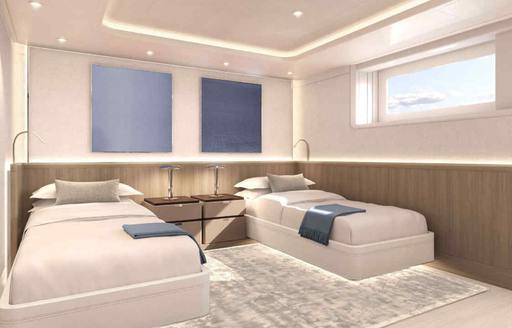 Charter yacht ALVA twin cabin with window