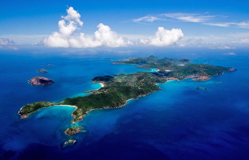 Aerial View St Barts 