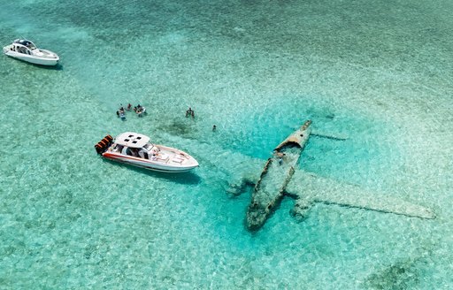 Exumas - Pablo Escobar's Plane Wreck aerial view