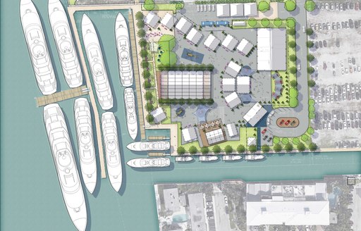 Rendering of yachts at FLIBS 2019