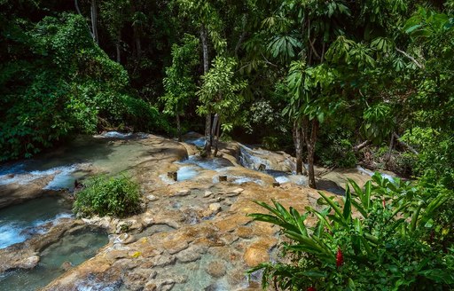 Jamaica - The World Famous Dunn's River Falls & Park rocks river