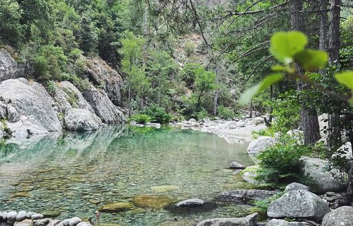 Gorges de la Restonica water