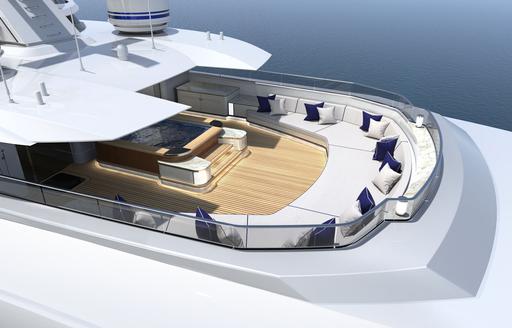 Charter yacht ANGELIQUE aft deck