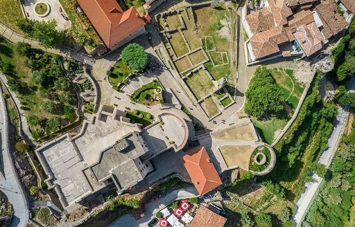 Castle of Krujë birds-eye view
