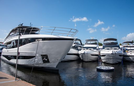 Motor yacht charters berthed in Florida