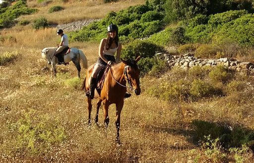 Greece Saronic Islands - Aponisos Horseback Riding