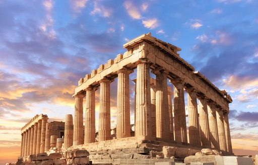 The Parthenon in Athens, Greece