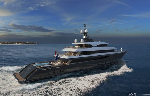 Superyacht ICON is now an impressive 5m longer