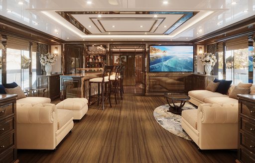 interiors of lady lena yacht