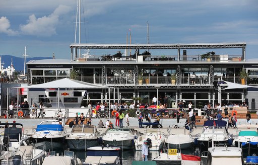 The Infiniti Red Bull Energy Station - the place to be at the Monaco Grand Prix