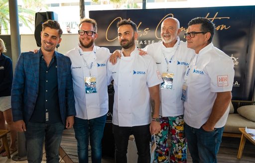 Superyacht charter chefs at the CROYA Charter Show