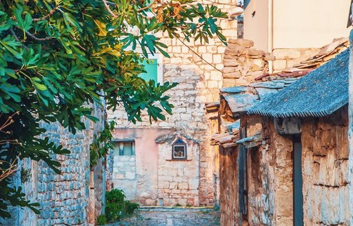 Old town in Solta Island, Grohote