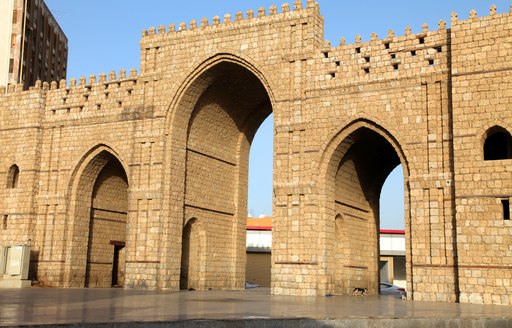 Baab makkah gate in jeddah al balad historical place Jeddah Saudi Arabia