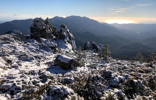 Punta di a Vacca Morta Porto Vecchio snow