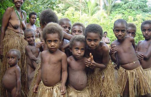 Local villagers in Vanuatu