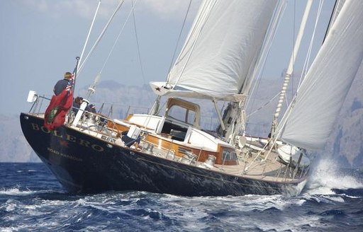 sailing yacht Bolero prepares for the 2017 Superyacht Cup Palma