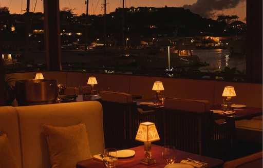 Pablo St Barts dining area