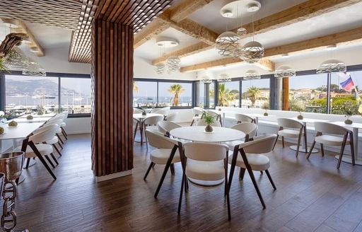 Mademoiselle St Jean Cap Ferrat dining area