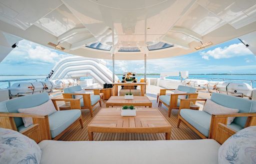 Superyacht charter AS YOU WISH sun deck 
