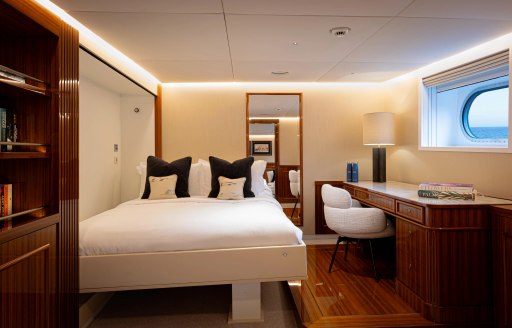 Charter yacht AQUA LARES guest cabin