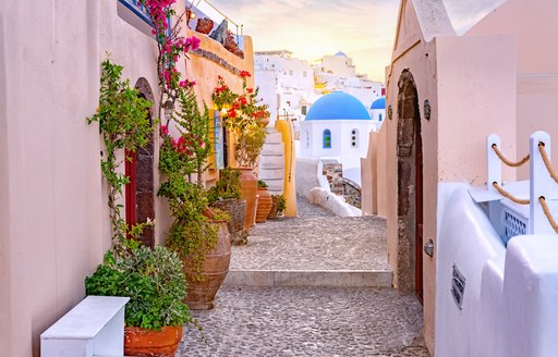 Street in Oia, Greece